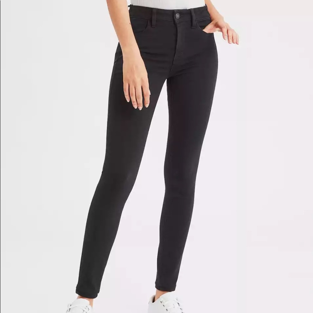 American Eagle Next Level Stretch Black Jegging
